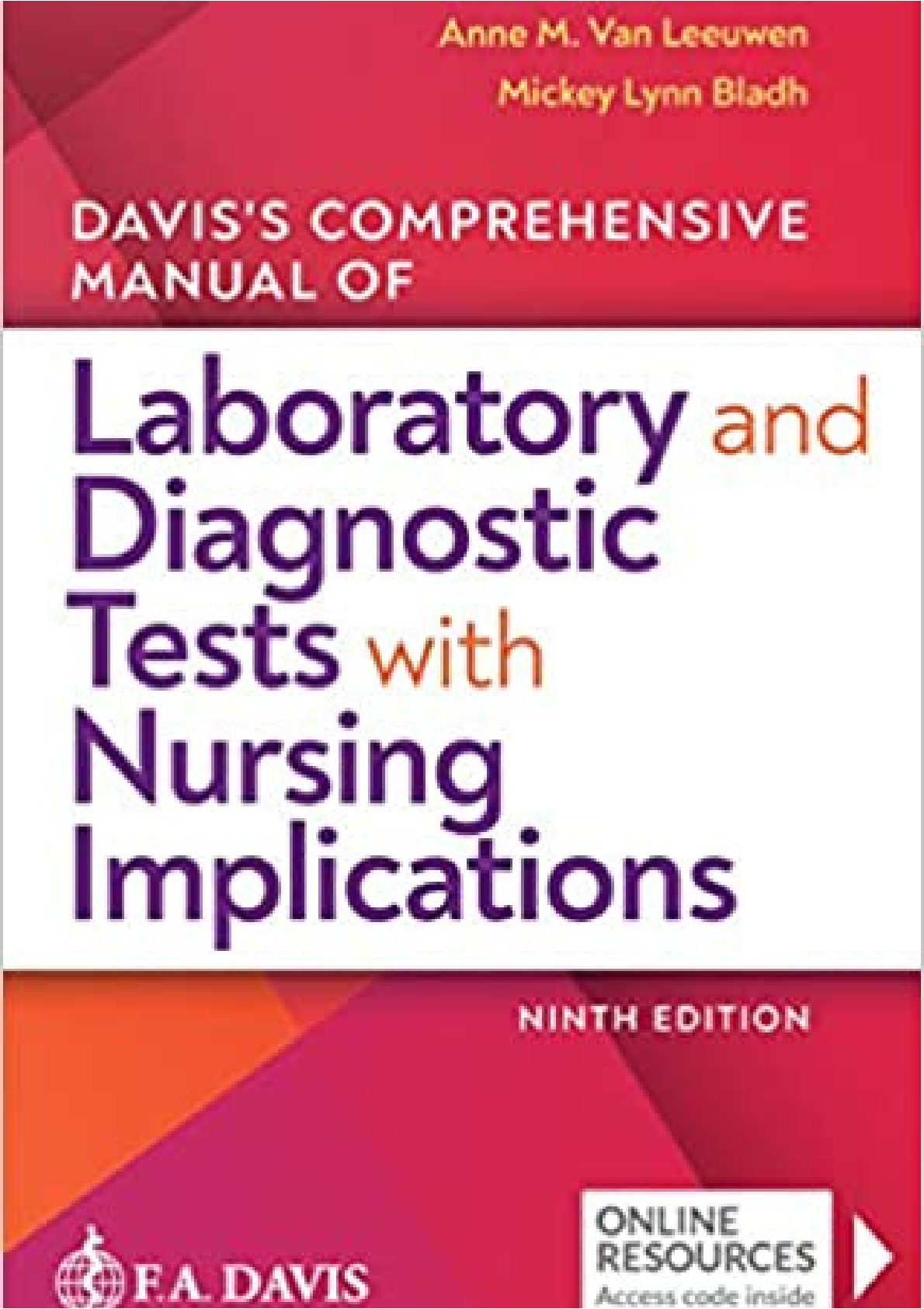 Preview image for Ebook PDF Davis's Comprehensive Manual of Laboratory and Diagnostic Tests With Nursing Implications 9th Edition